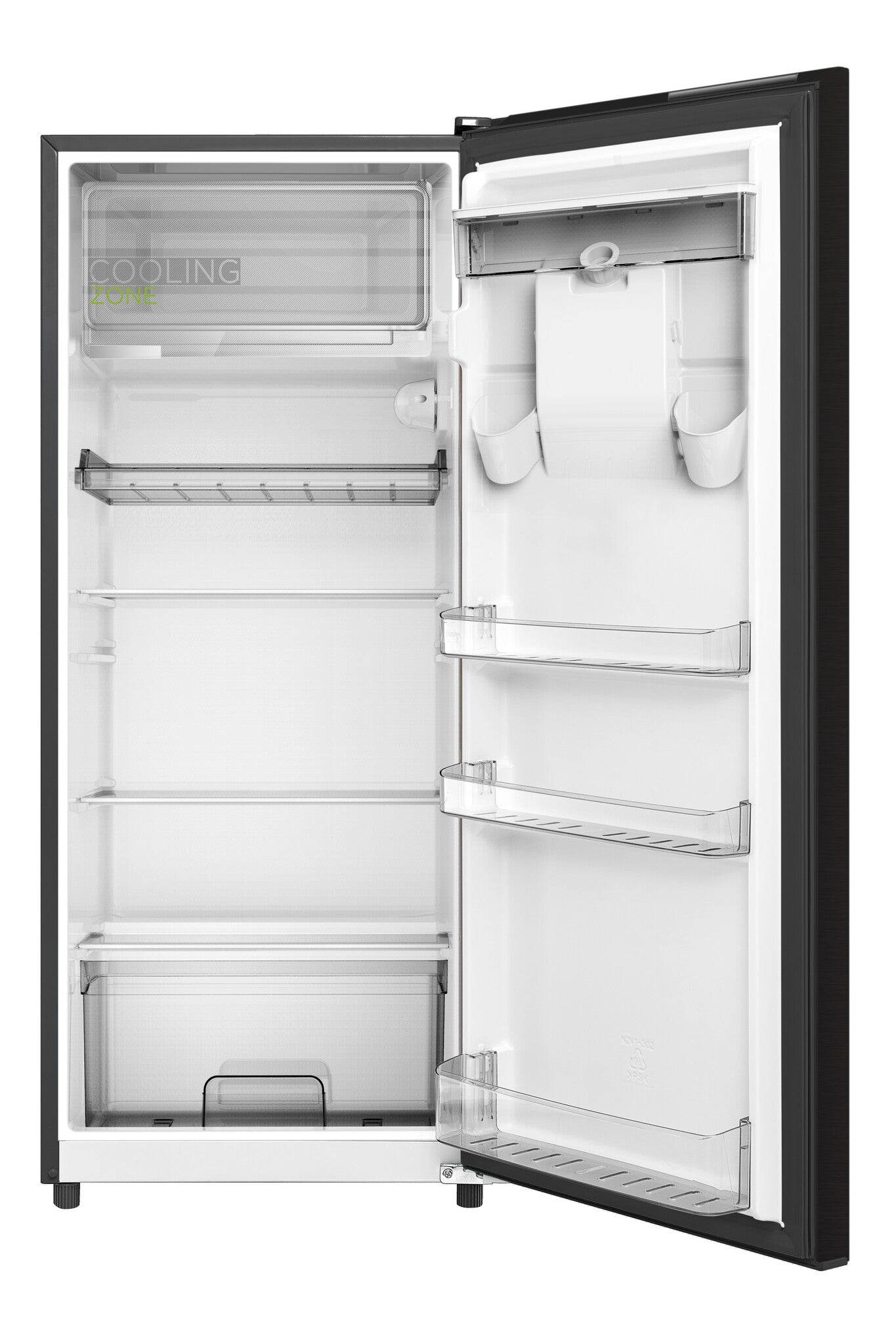 Midea MRD190CCDLSW frigorífico Independiente 190 L Negro