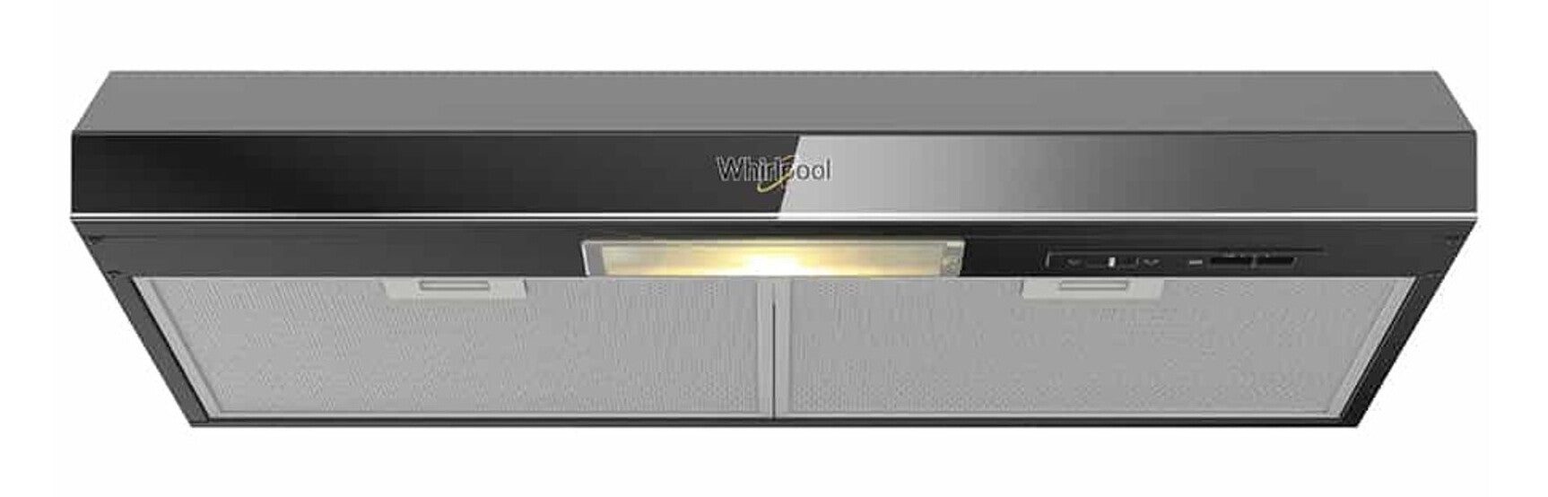 Whirlpool WH7610B campana Telescópica o extraplana Negro 323 m³/h