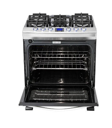 Whirlpool WF9996S cocina Cocina independiente Gas Encimera de gas Gris