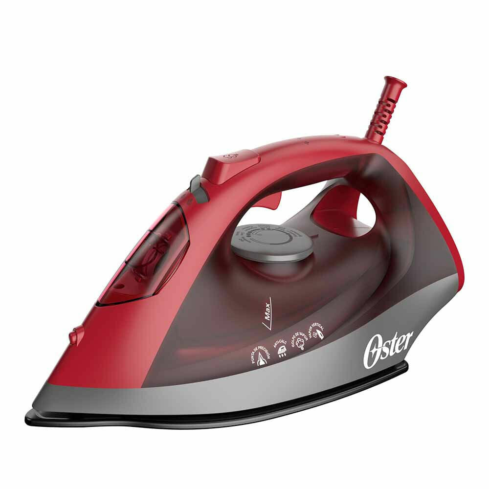 Oster GCSTBS6051 plancha Plancha a vapor Suela antiadherente 1250 W Rojo