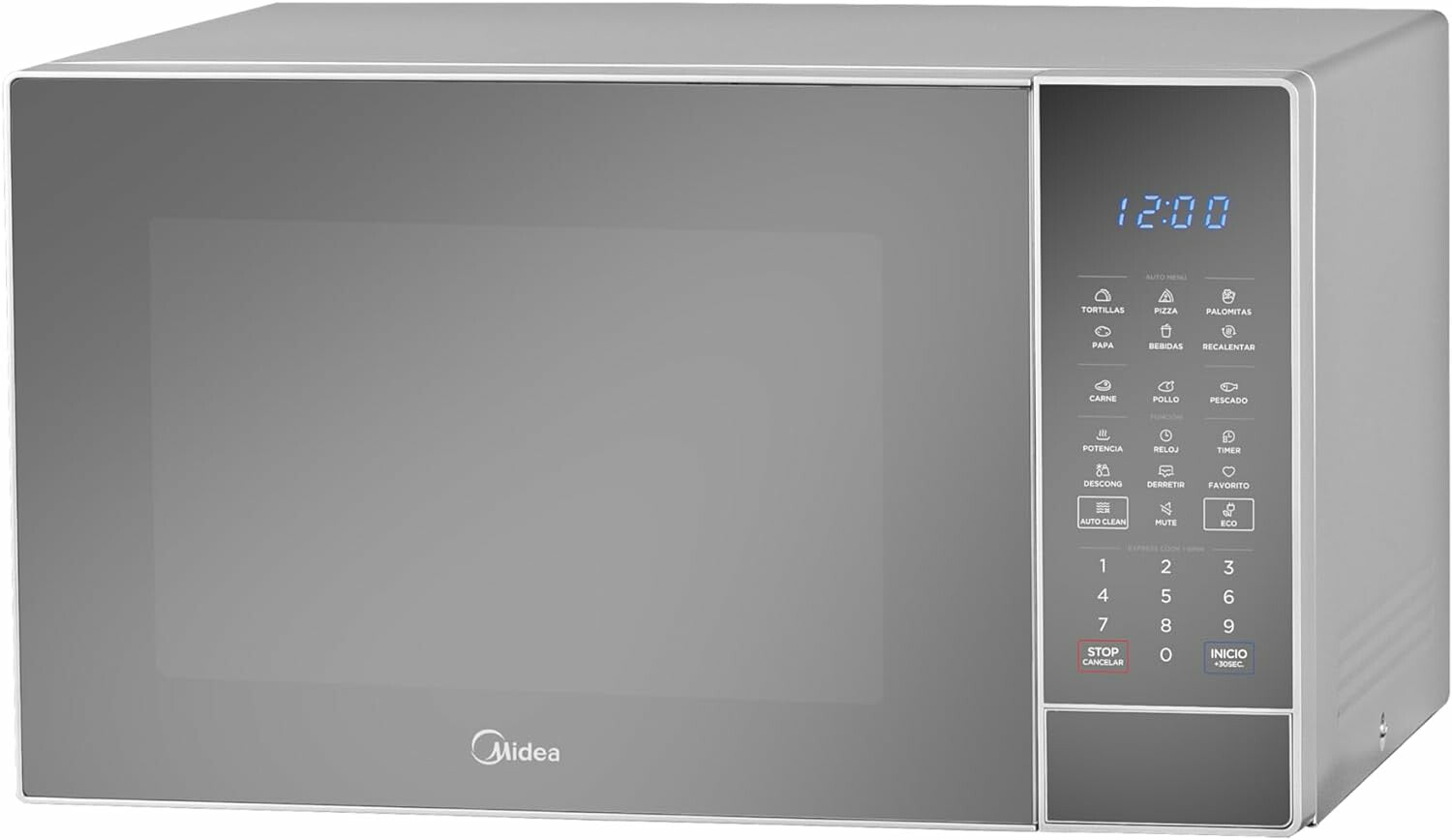 Midea MMDK14S2MG microondas Gris Solo microondas Encimera 40 L 1000 W