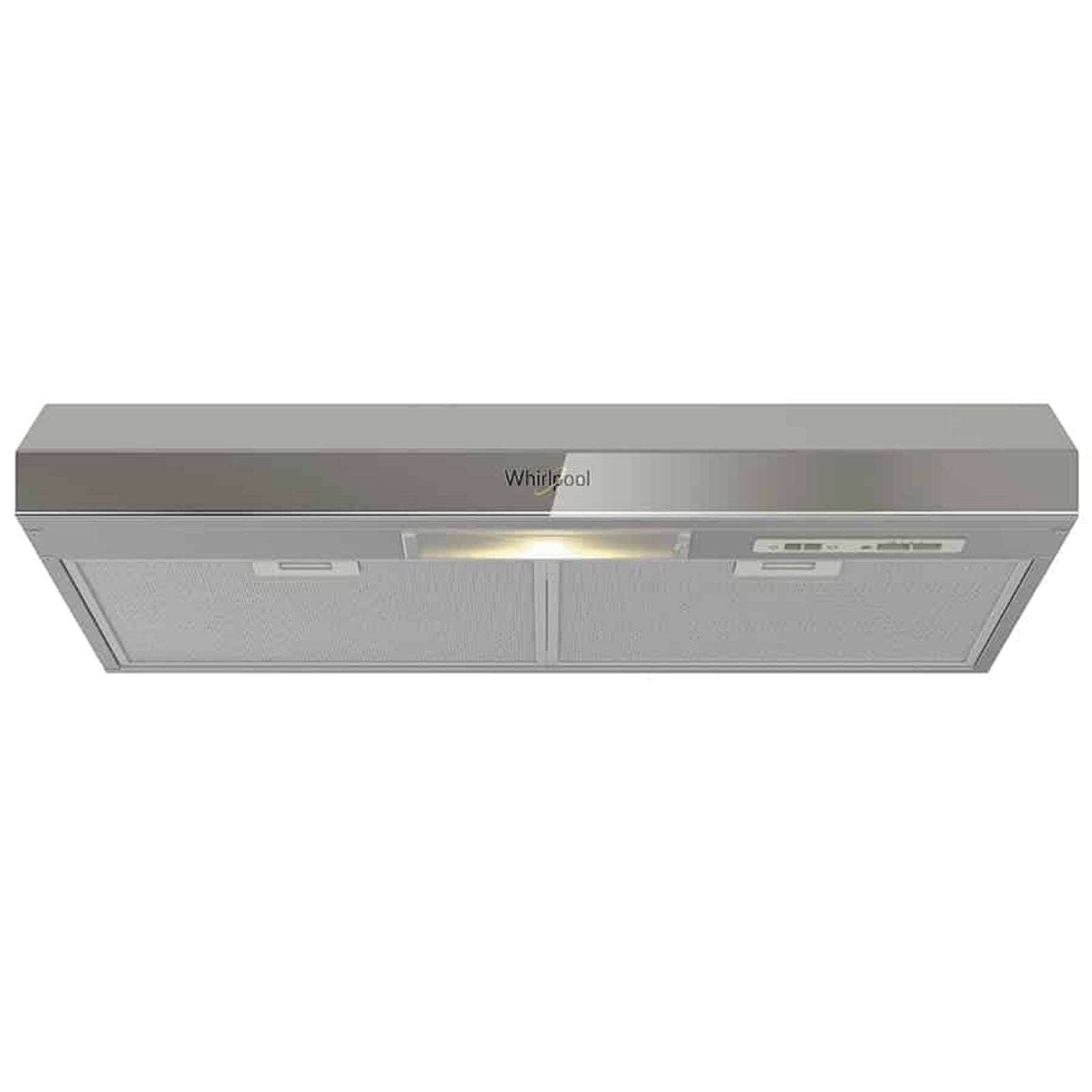 Whirlpool WH8010D campana Telescópica o extraplana Acero inoxidable 323 m³/h