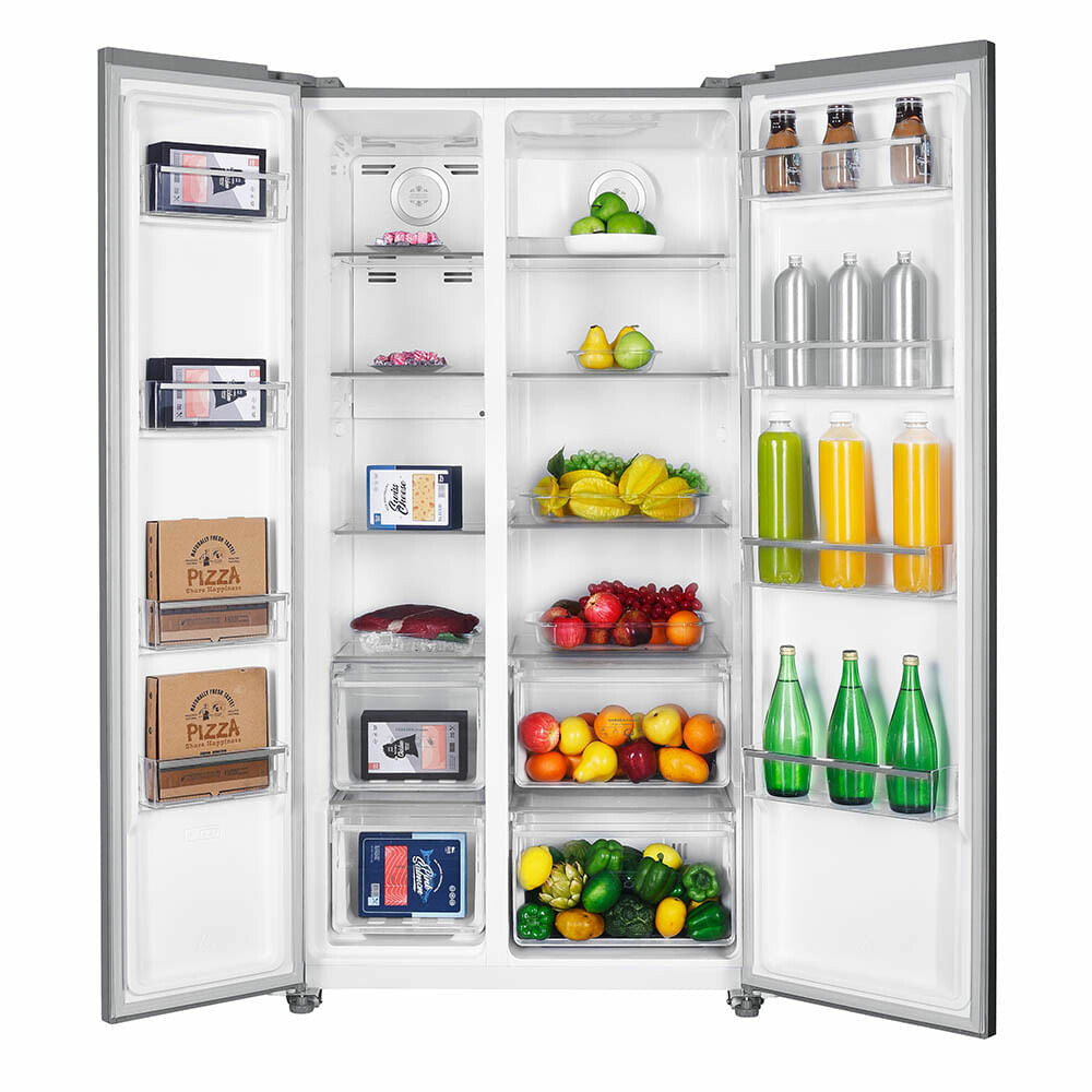 Whirlpool WD1600S nevera puerta lado a lado Independiente 570 L Gris