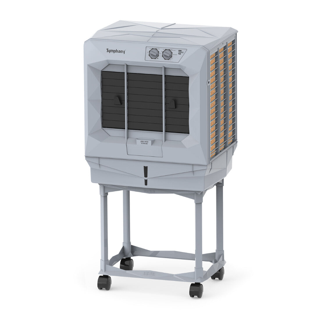 Symphony Aeris Diamante Plus aire acondicionado portátil 18 L 68 W Gris