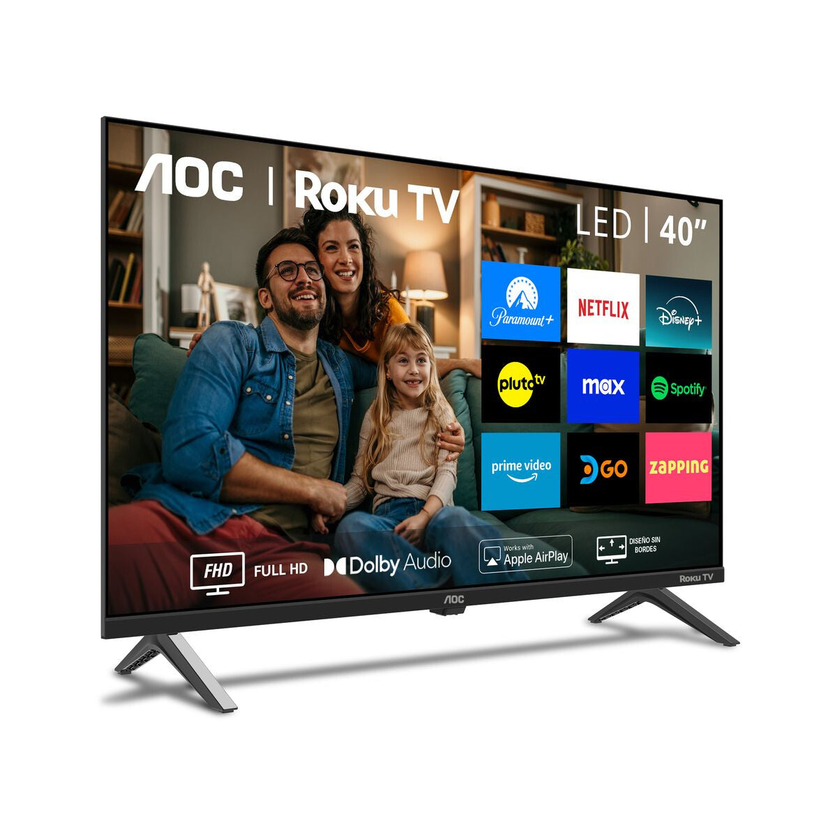 AOC 40S5045 Televisor 101,6 cm (40") Full HD Smart TV Negro