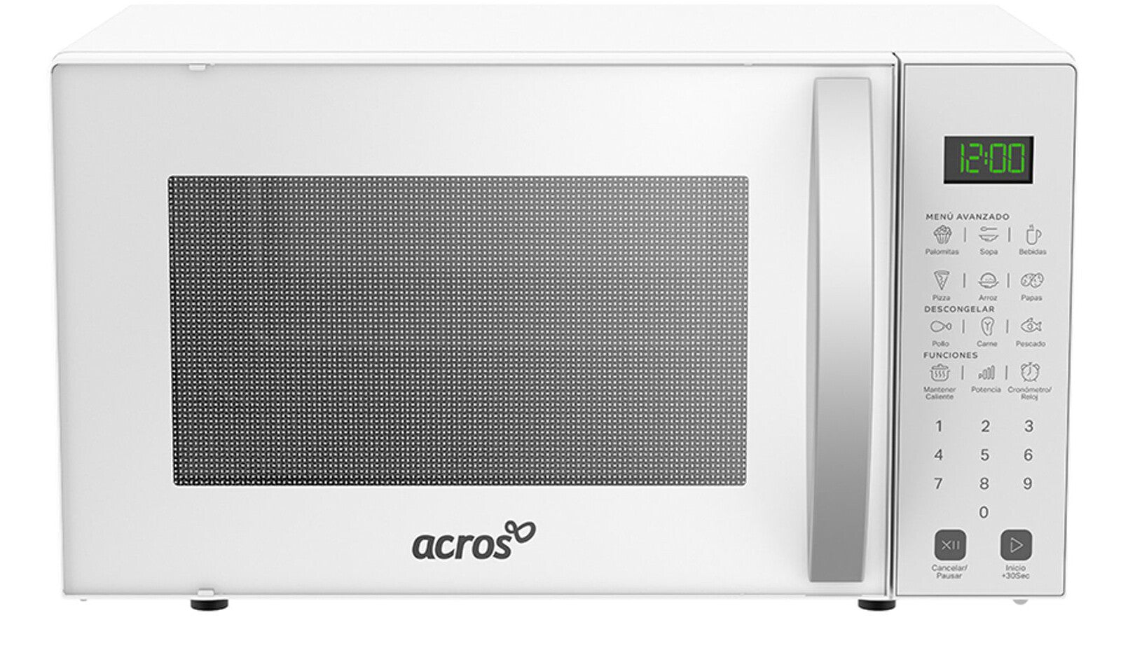 Acros AM1807W microondas Blanco Solo microondas Encimera 20 L 700 W
