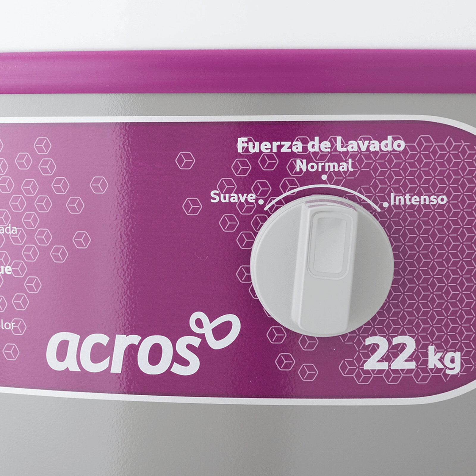 Acros ALF2253EG lavadora Carga superior 22 kg Gris, Blanco