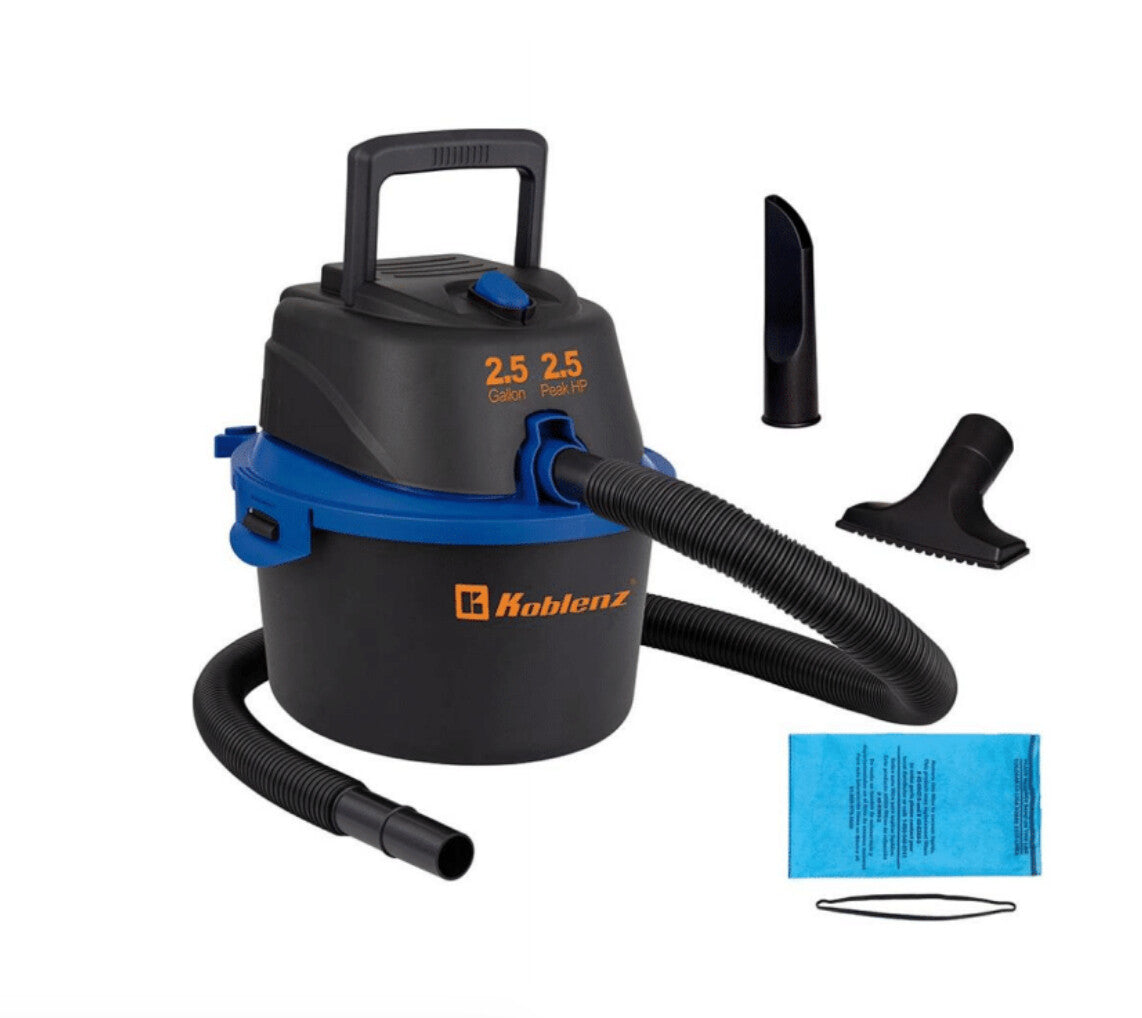 Koblenz 00-5775-2 aspiradora 9 L Aspiradora de tambor Seca y húmeda Bolsa para el polvo