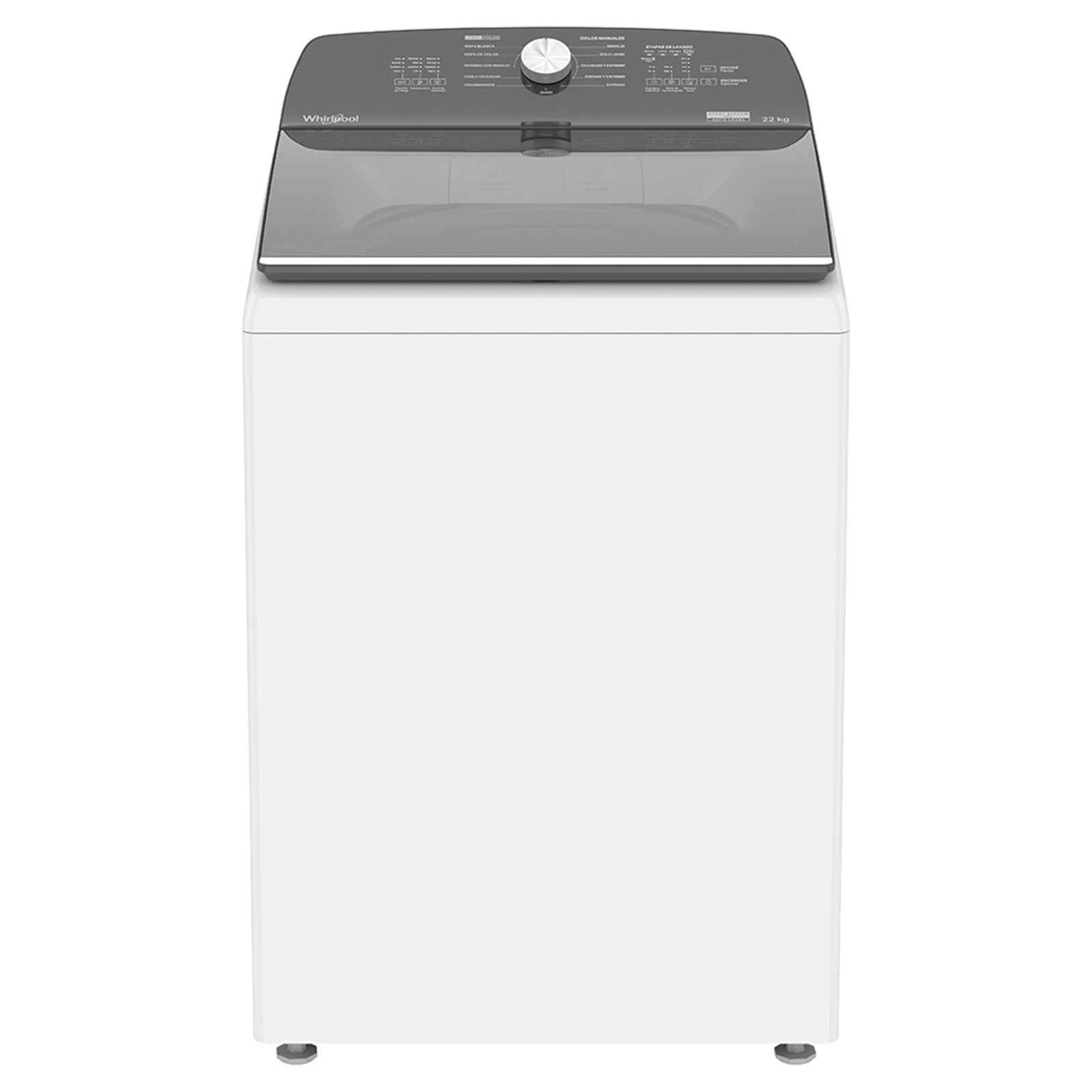 Whirlpool 8MWTW2231WJB lavadora Carga superior 22 kg 770 RPM Blanco