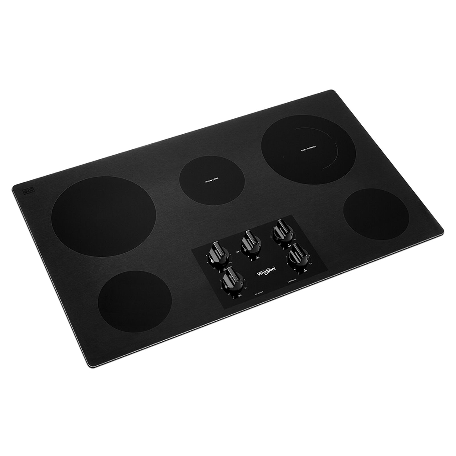 Whirlpool WCE55US6HB hobs Negro Integrado 92.8 cm Cerámico 5 zona(s)
