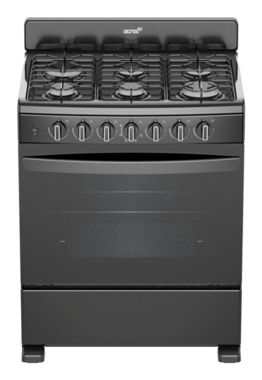 Acros AFR2110B cocina Cocina independiente Gas Encimera de gas Negro