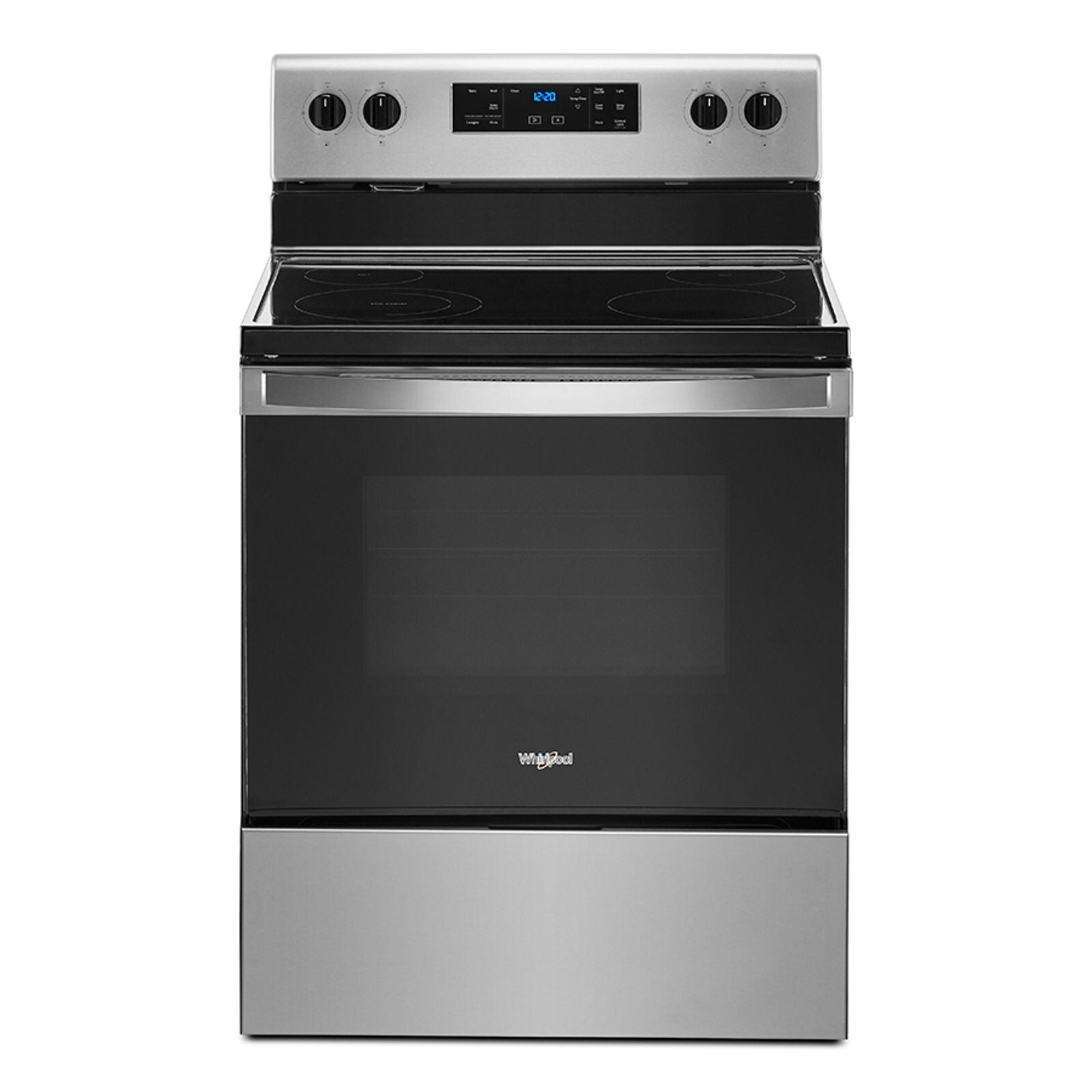 Whirlpool WFE515S0JS estufa Integrado Eléctrico Gris, Acero