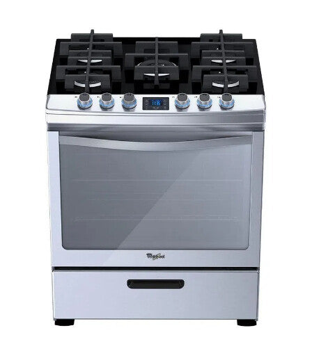 Whirlpool WF9996S cocina Cocina independiente Gas Encimera de gas Gris