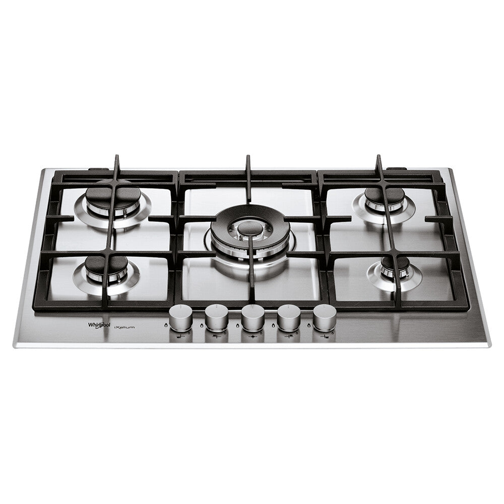 Whirlpool AKT790IXL hobs Gris Integrado 73 cm Encimera de gas 5 zona(s)
