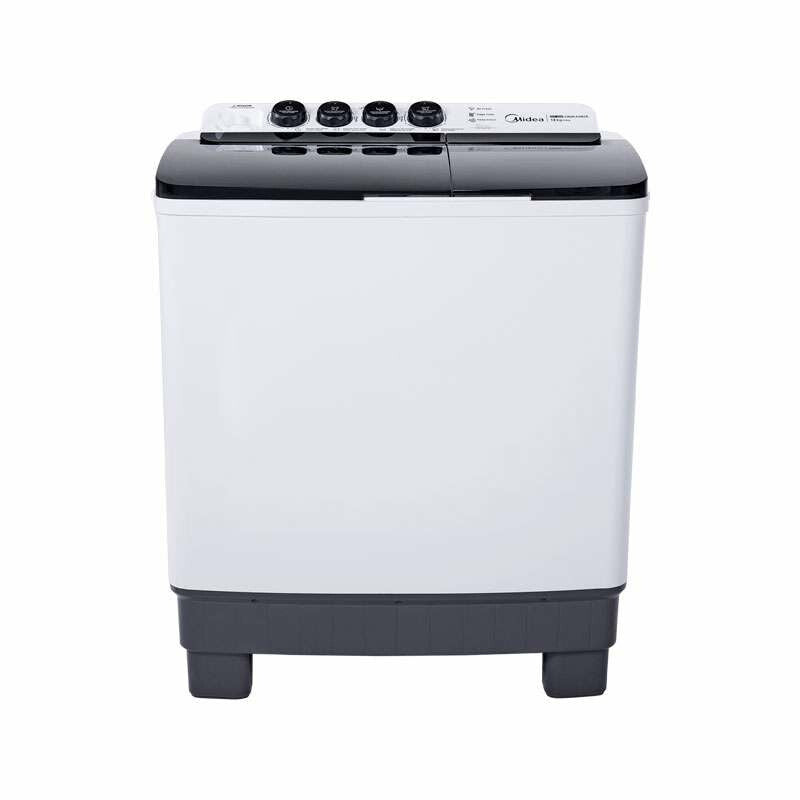 Midea MT100W130/W-MX lavadora-secadora Independiente Carga superior Negro, Blanco