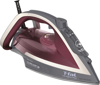 T-Fal FV6822X0 plancha Plancha a vapor Suela de Durilium Airglide 1800 W Burdeos, Gris, Blanco