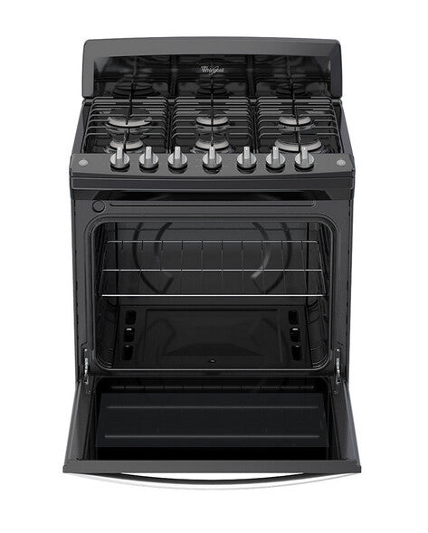 Whirlpool WFR3000B cocina Cocina independiente Encimera de gas Negro