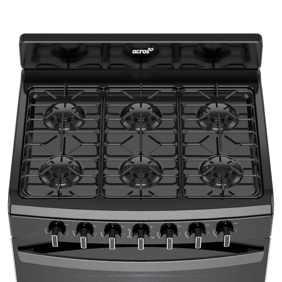 Acros AFR2000B cocina Cocina independiente Gas Encimera de gas Negro