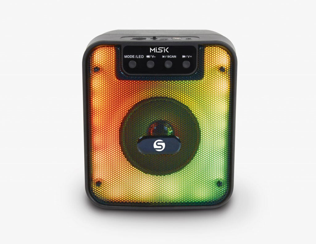 Misik MS234 altavoz portátil o de fiesta Altavoz monofónico portátil Negro