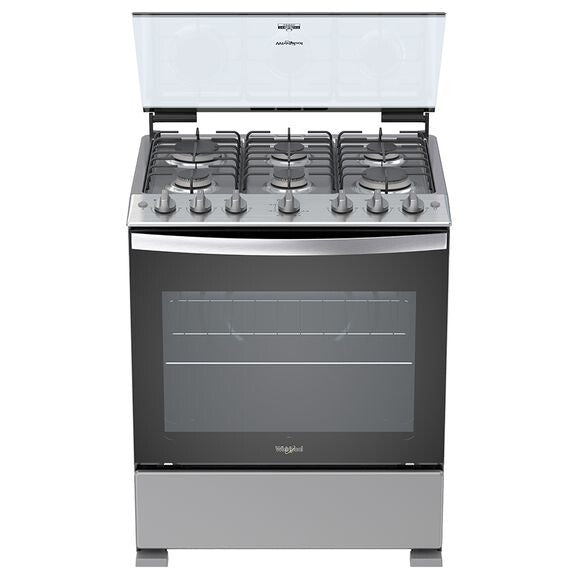 Whirlpool WFR3300D cocina Cocina independiente Gas Encimera de gas Gris
