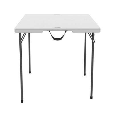 Lifetime 80273 mesa para exterior Negro, Blanco Forma cuadrada