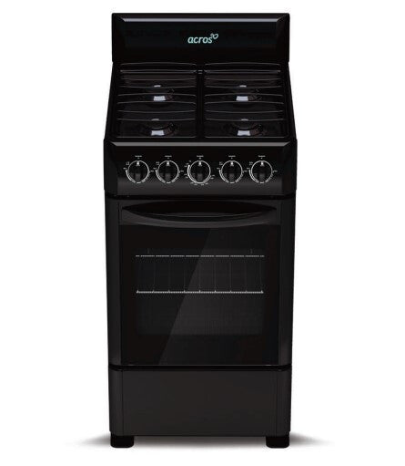 Acros NAW1001B cocina Cocina independiente Eléctrico Encimera de gas Negro