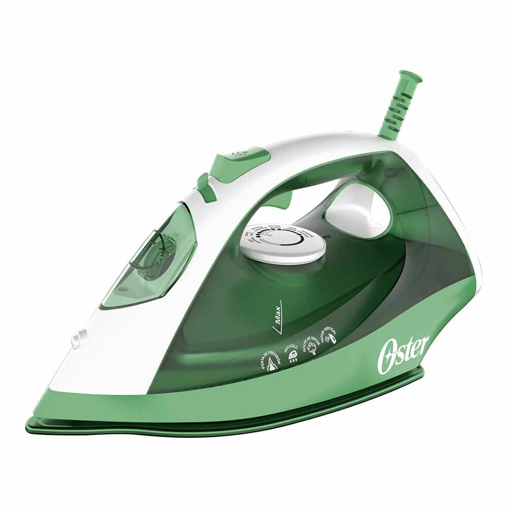 Oster GCSTBS6001 plancha Plancha a vapor Suela antiadherente 1250 W Verde, Blanco