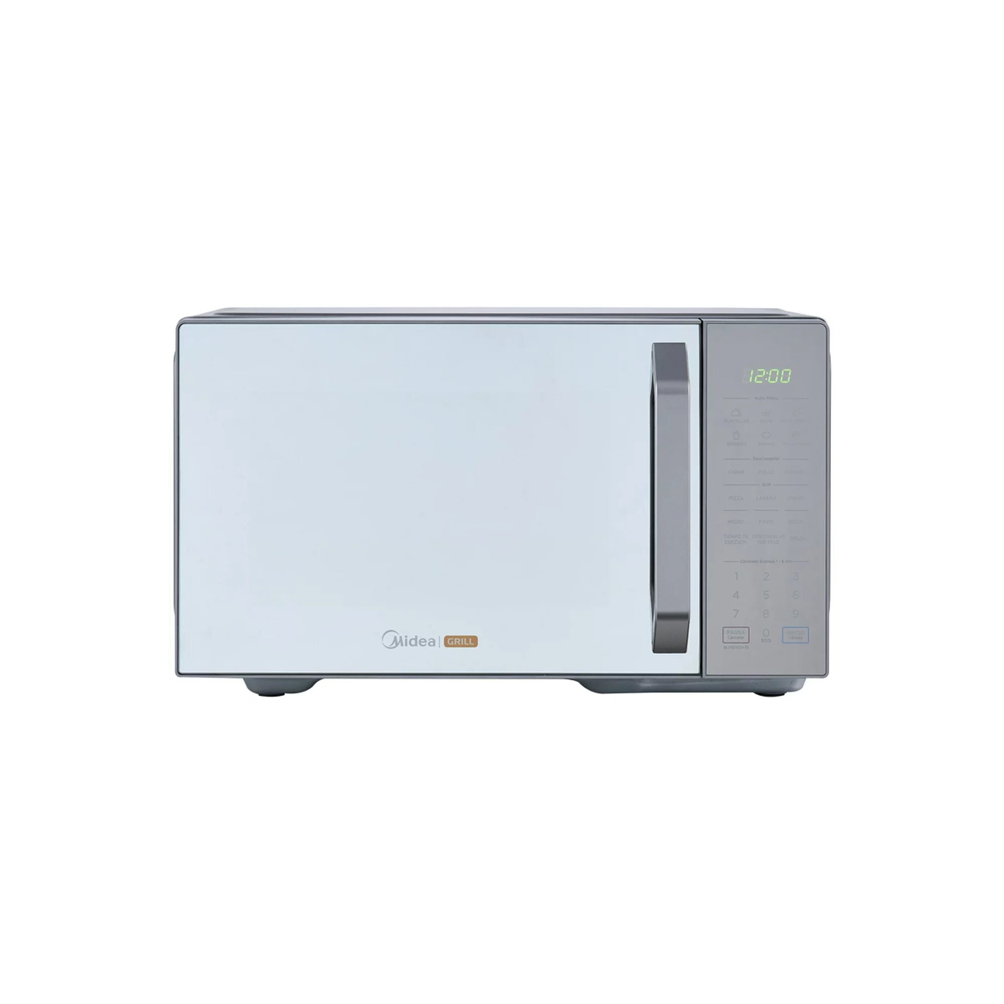 Midea MMDXG11S2MG microondas Plata Microondas con grill Encimera 31 L