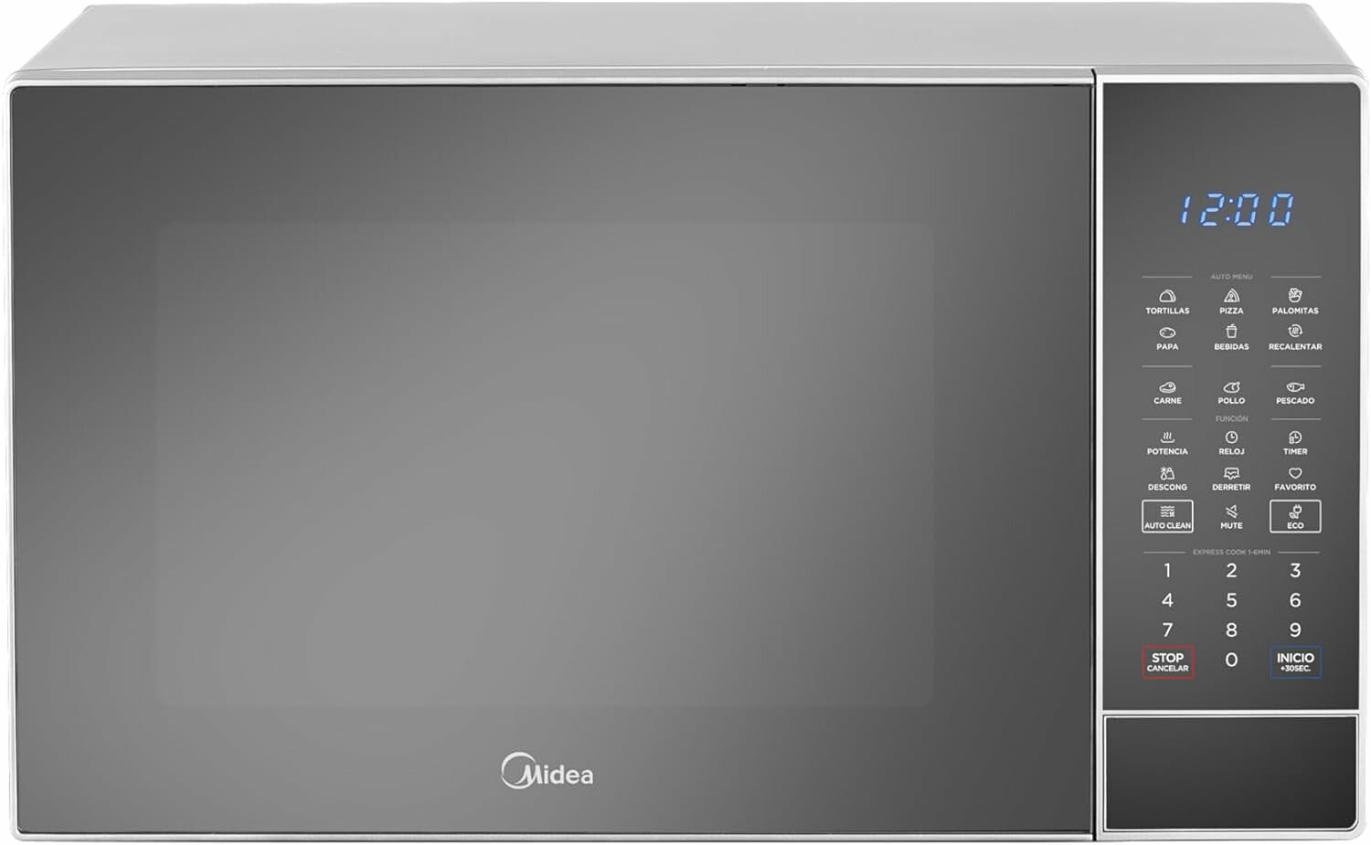 Midea MMDK14S2MG microondas Gris Solo microondas Encimera 40 L 1000 W