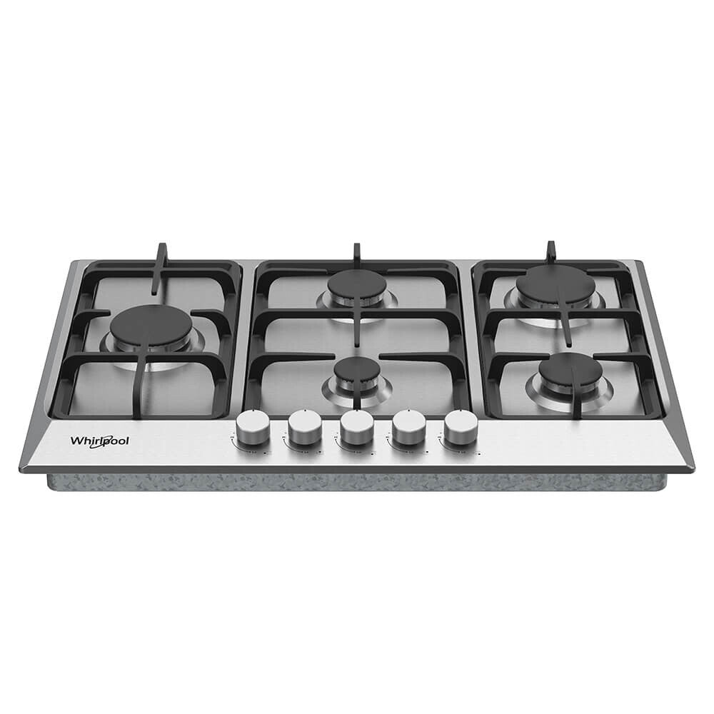 Whirlpool WP3021S hobs Gris Integrado 75 cm Encimera de gas 5 zona(s)