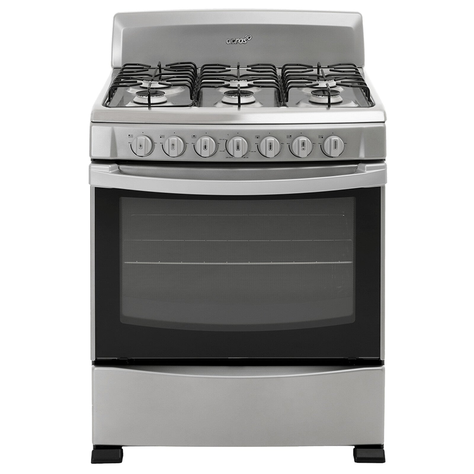 Acros AF5432D cocina Cocina independiente Gas Encimera de gas Titanio
