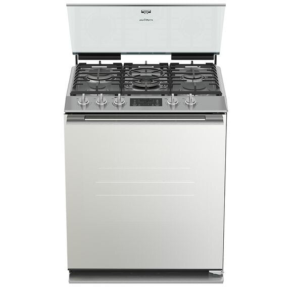 Whirlpool WFR9000S cocina Cocina independiente Gas Encimera de gas Plata