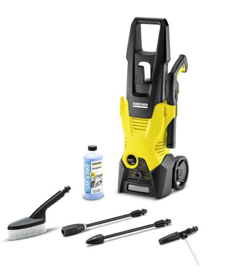 Kärcher K3 Car Limpiadora de alta presión o Hidrolimpiadora Vertical Eléctrico 330 l/h 1650 W Negro, Amarillo