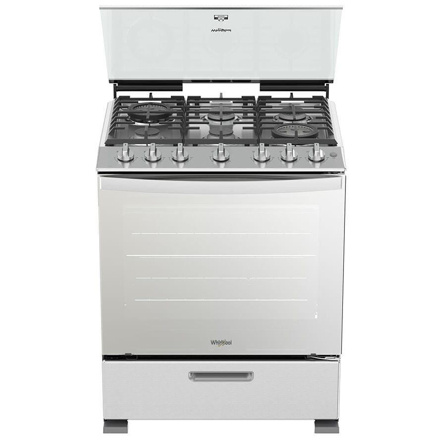 Whirlpool WFR7200S cocina Cocina independiente Gas Encimera de gas Gris