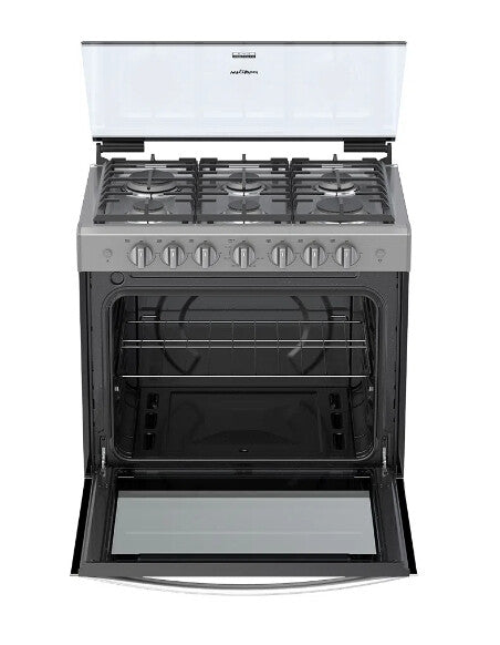 Whirlpool WER3000D cocina Cocina independiente Gas Encimera de gas Gris