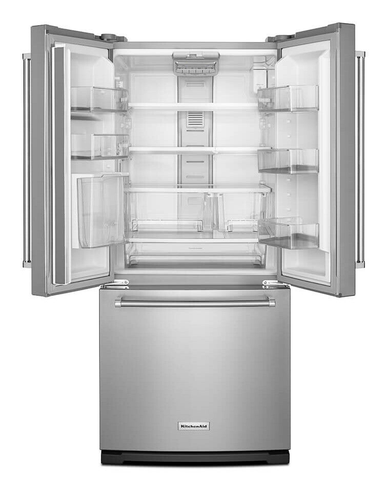 KitchenAid 7MKRFF300ESS nevera puerta lado a lado Integrado/Independiente 557 L Gris