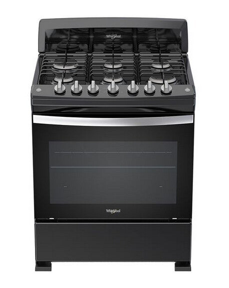 Whirlpool WFR3000B cocina Cocina independiente Encimera de gas Negro
