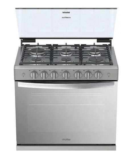Whirlpool WER3000D cocina Cocina independiente Gas Encimera de gas Gris