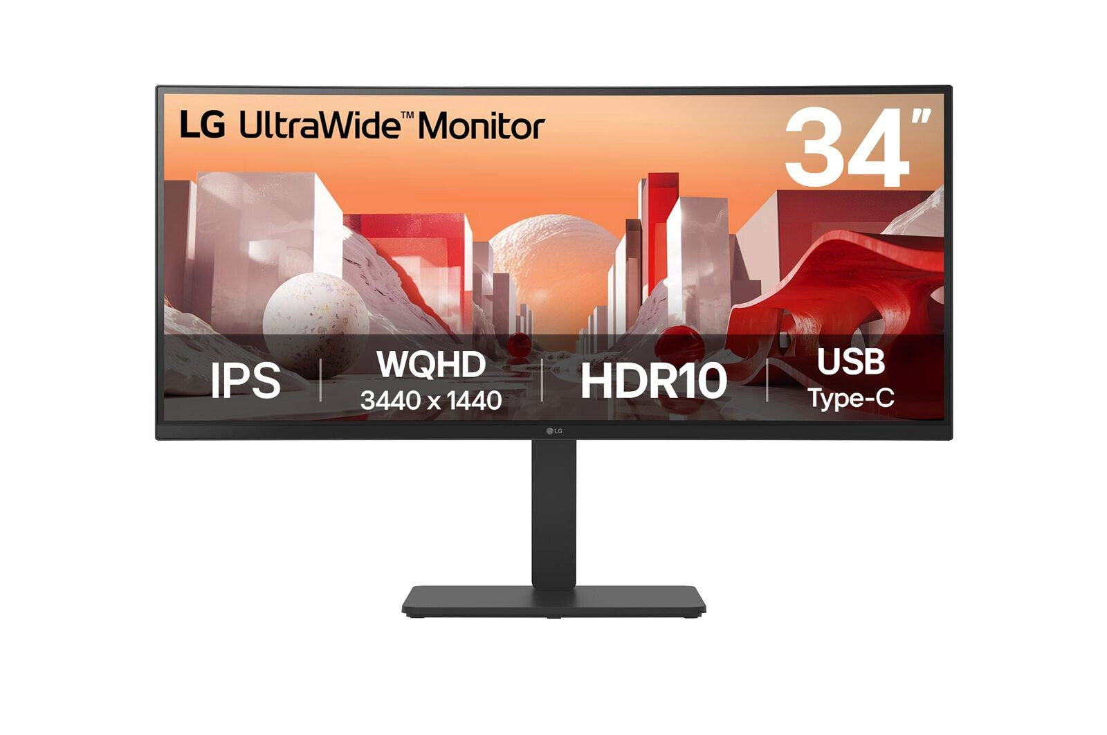 LG 34BA75QE-B pantalla para PC 86,4 cm (34") 3440 x 1440 Pixeles Wide Quad HD LCD Negro
