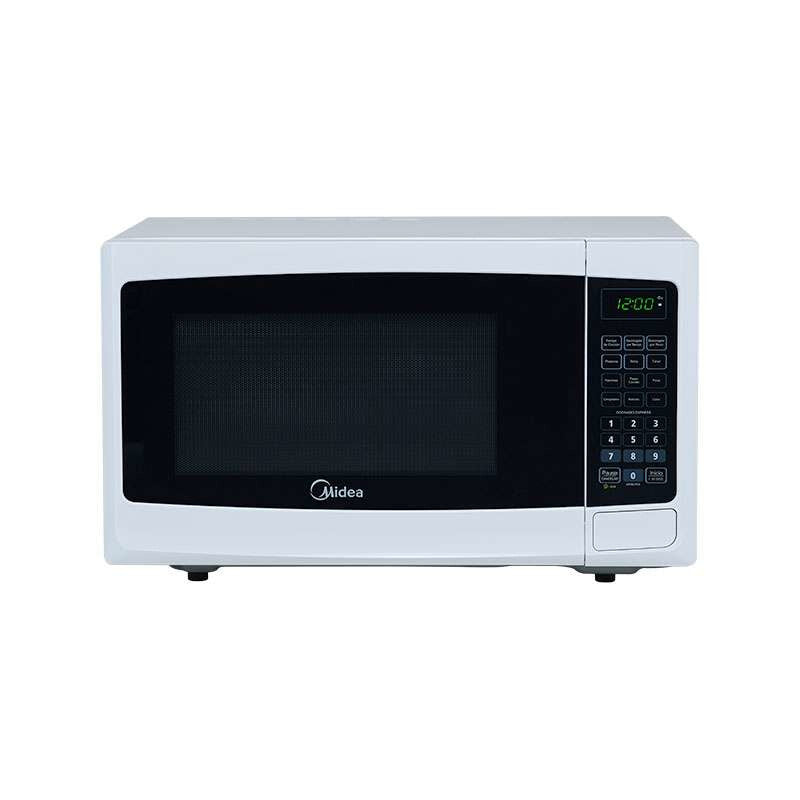 Midea MMDP11S2BW microondas Negro, Blanco Solo microondas Encimera 30 L 1050 W