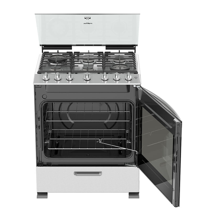 Whirlpool WFR7200S cocina Cocina independiente Gas Encimera de gas Gris