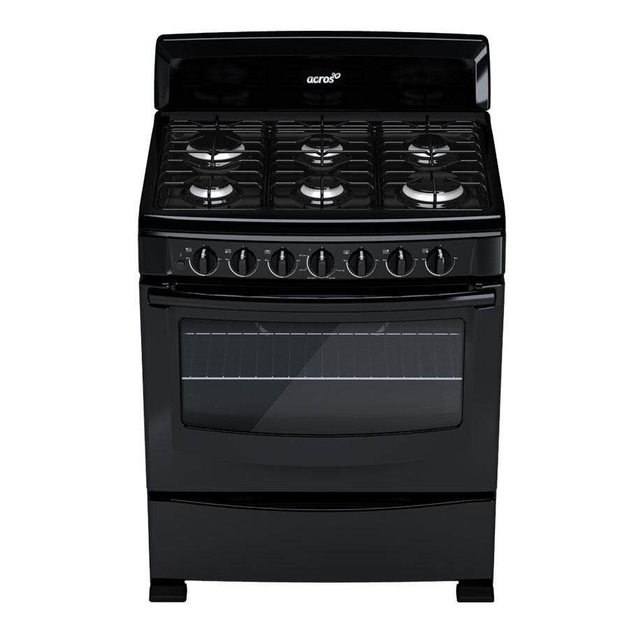 Acros AF5431B cocina Cocina independiente Gas Encimera de gas Negro