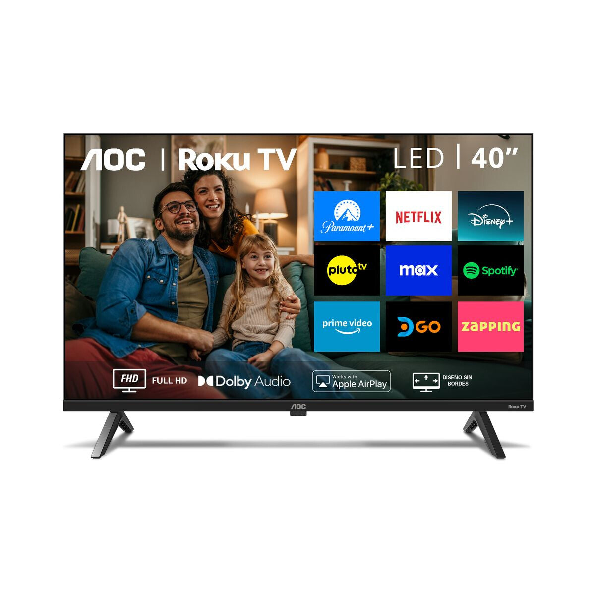 AOC 40S5045 Televisor 101,6 cm (40") Full HD Smart TV Negro