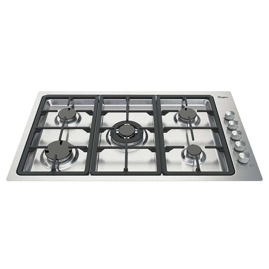 Whirlpool WP3550S hobs Gris Integrado 86 cm Encimera de gas 5 zona(s)