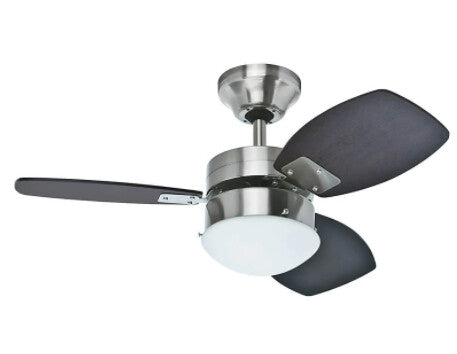 Hunter 21677 ventilador Negro, Cromo