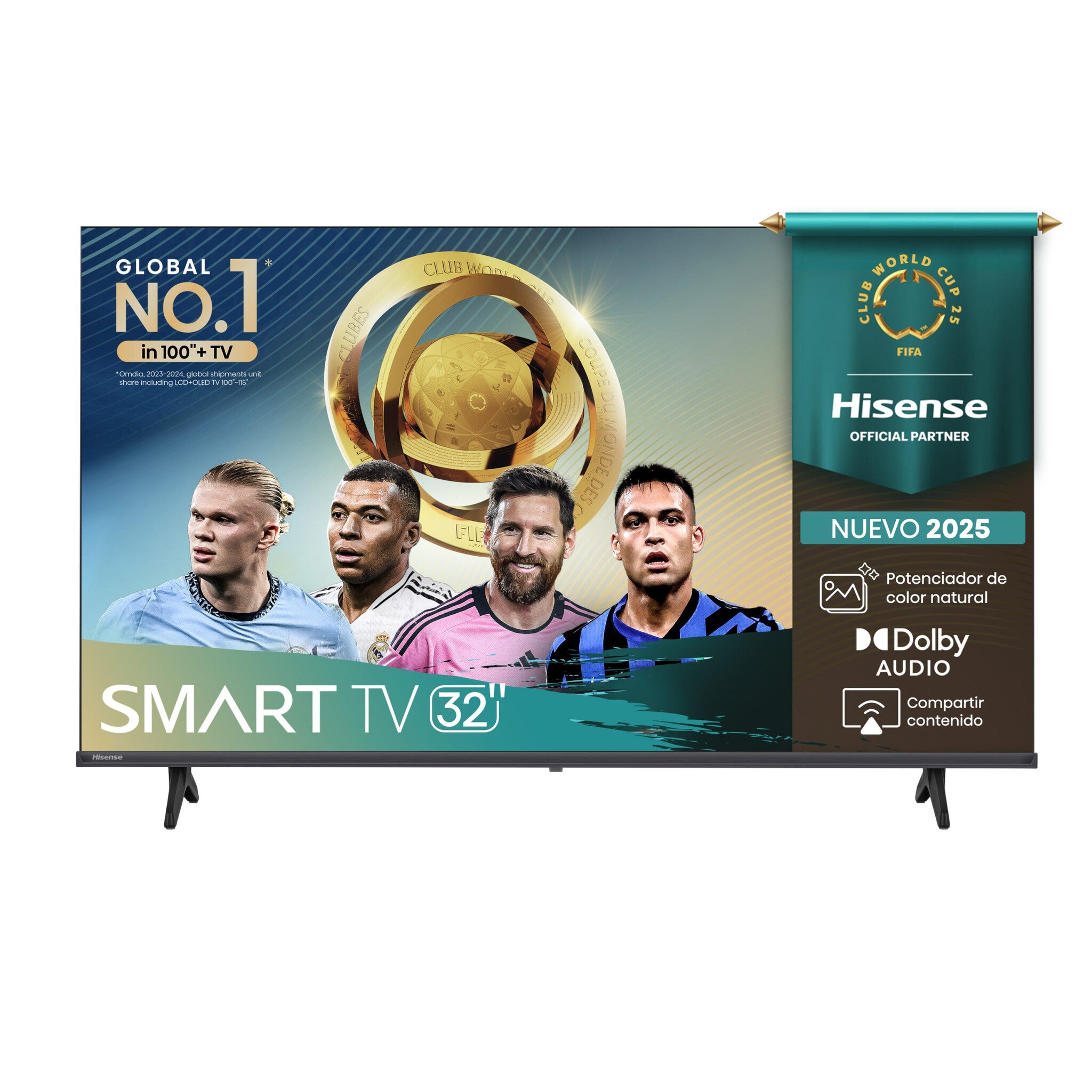 Hisense 32A4NV Televisor 81,3 cm (32") Full HD Smart TV Wifi Negro