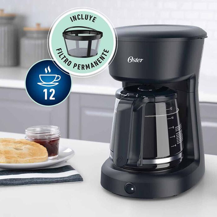 Oster BVSTDCS12B-013 cafetera eléctrica Cafetera de filtro
