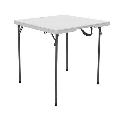 Lifetime 80273 mesa para exterior Negro, Blanco Forma cuadrada