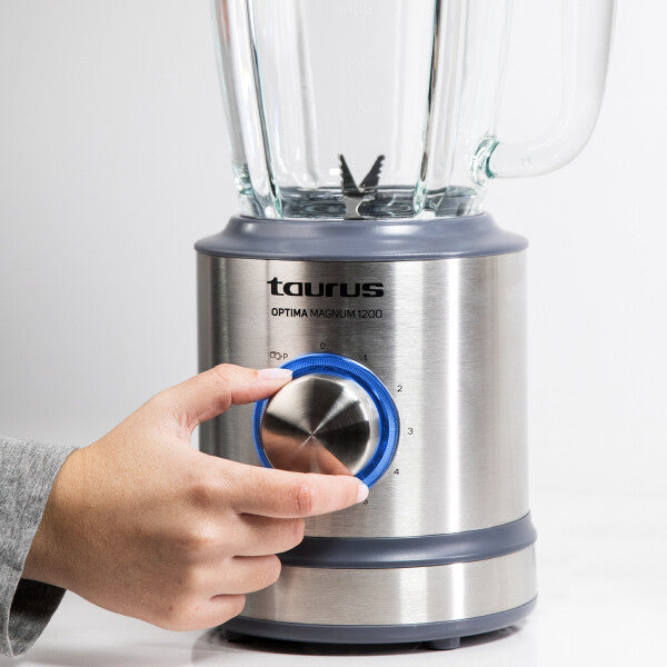 Taurus OPTIMA MAGNUM 1200 licuadora 1,75 L Batidora de vaso 1200 W Plata