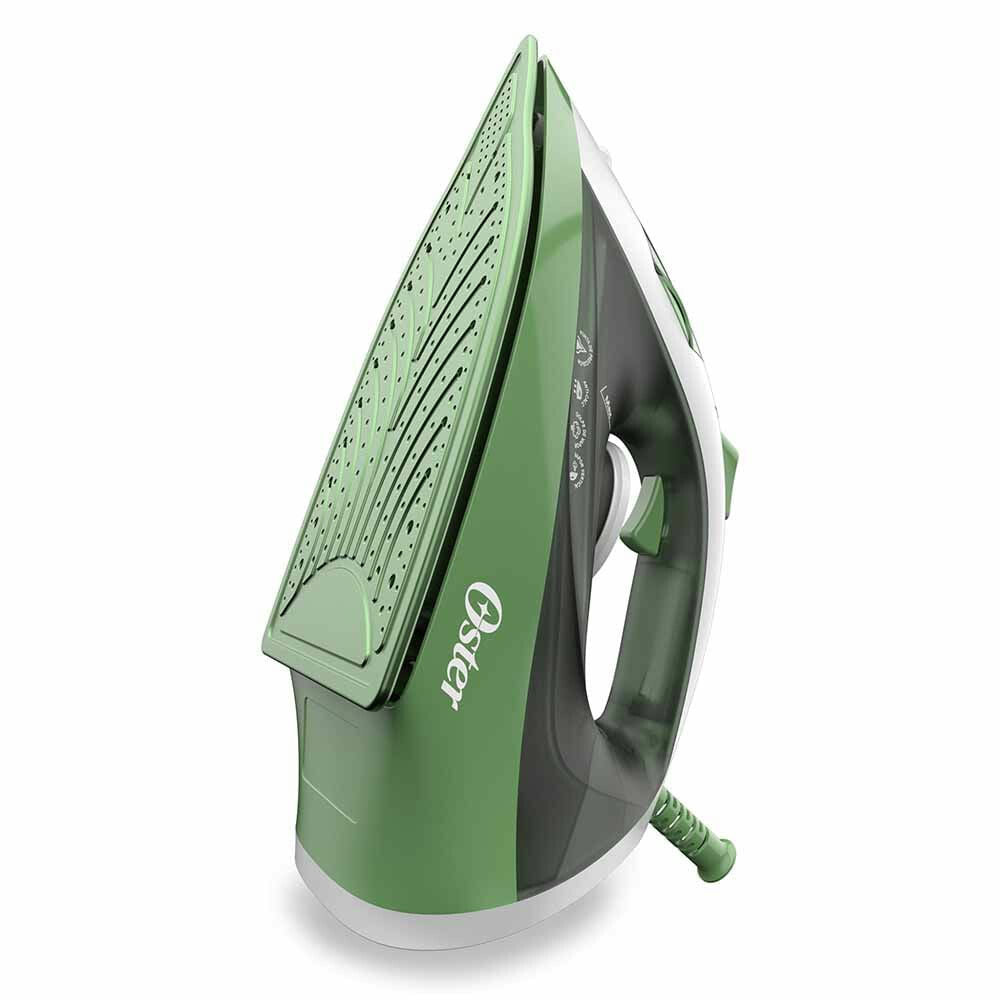 Oster GCSTBS6001 plancha Plancha a vapor Suela antiadherente 1250 W Verde, Blanco